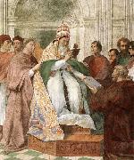 Gregory IX Approving the Decretals Raffaello